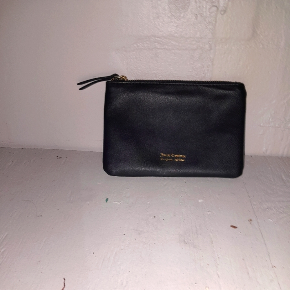 Juicy Couture small clutch purseblack